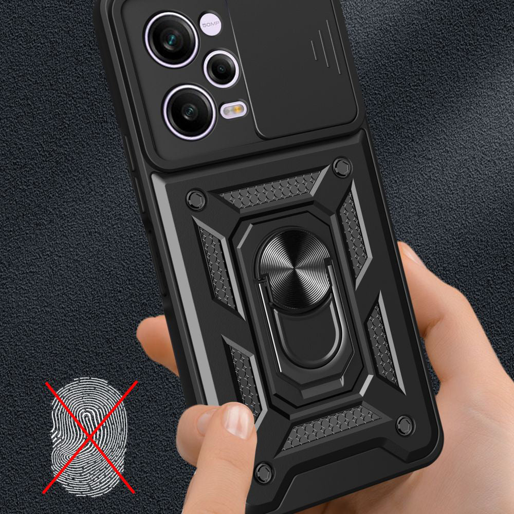 Husa de protectie Techsuit CamShield Series compatibila cu Xiaomi Redmi Note 12 Pro 5G, acoperire spate, rose gold