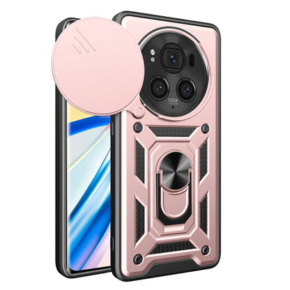 Husa de protectie Techsuit CamShield Series compatibila cu Honor Magic6 Pro, acoperire spate, rose gold
