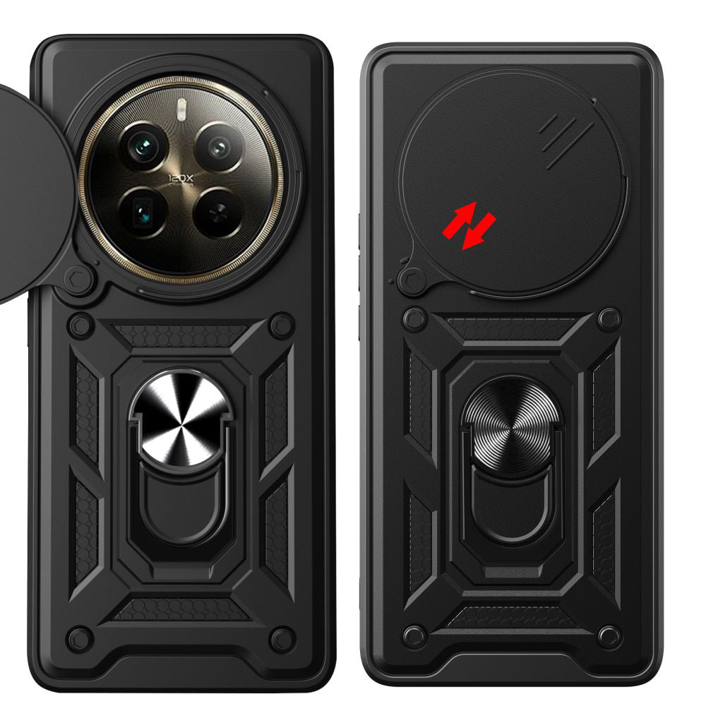 Husa de protectie Techsuit CamShield Series compatibila cu Honor Magic6 Pro, acoperire spate, verde