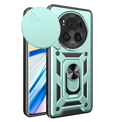 Husa de protectie Techsuit CamShield Series compatibila cu Honor Magic6 Pro, acoperire spate, verde