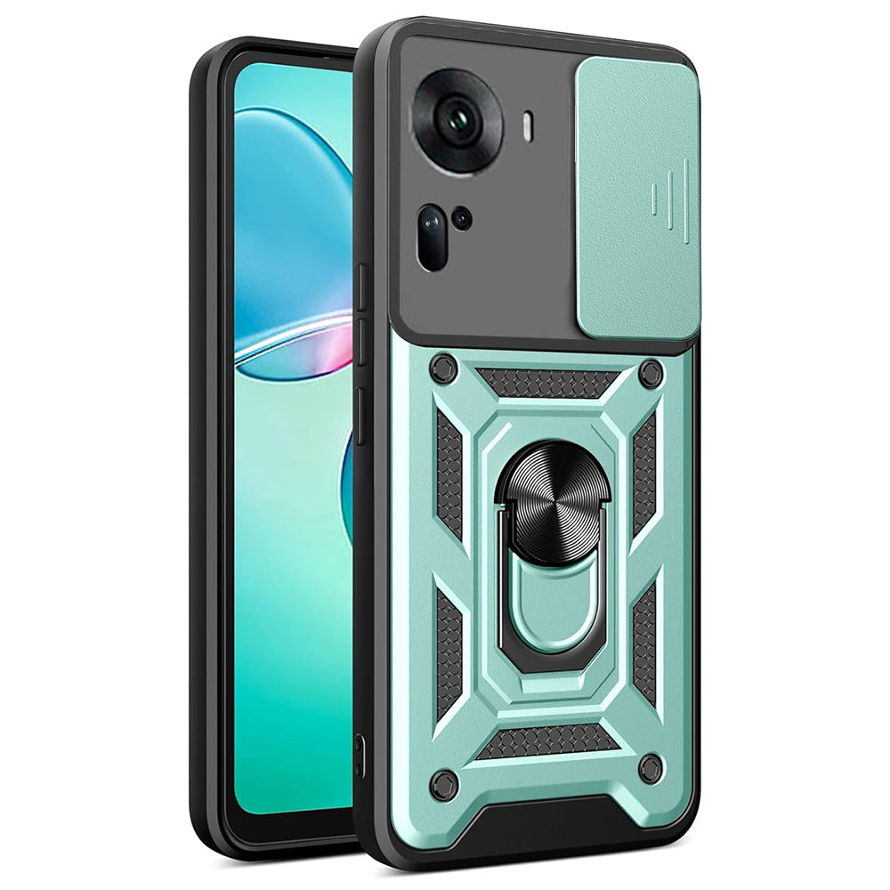 Husa de protectie Techsuit CamShield Series compatibila cu Oppo Reno11, acoperire spate, verde