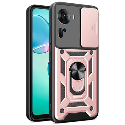 Husa de protectie Techsuit CamShield Series compatibila cu Oppo Reno11, acoperire spate, rose gold