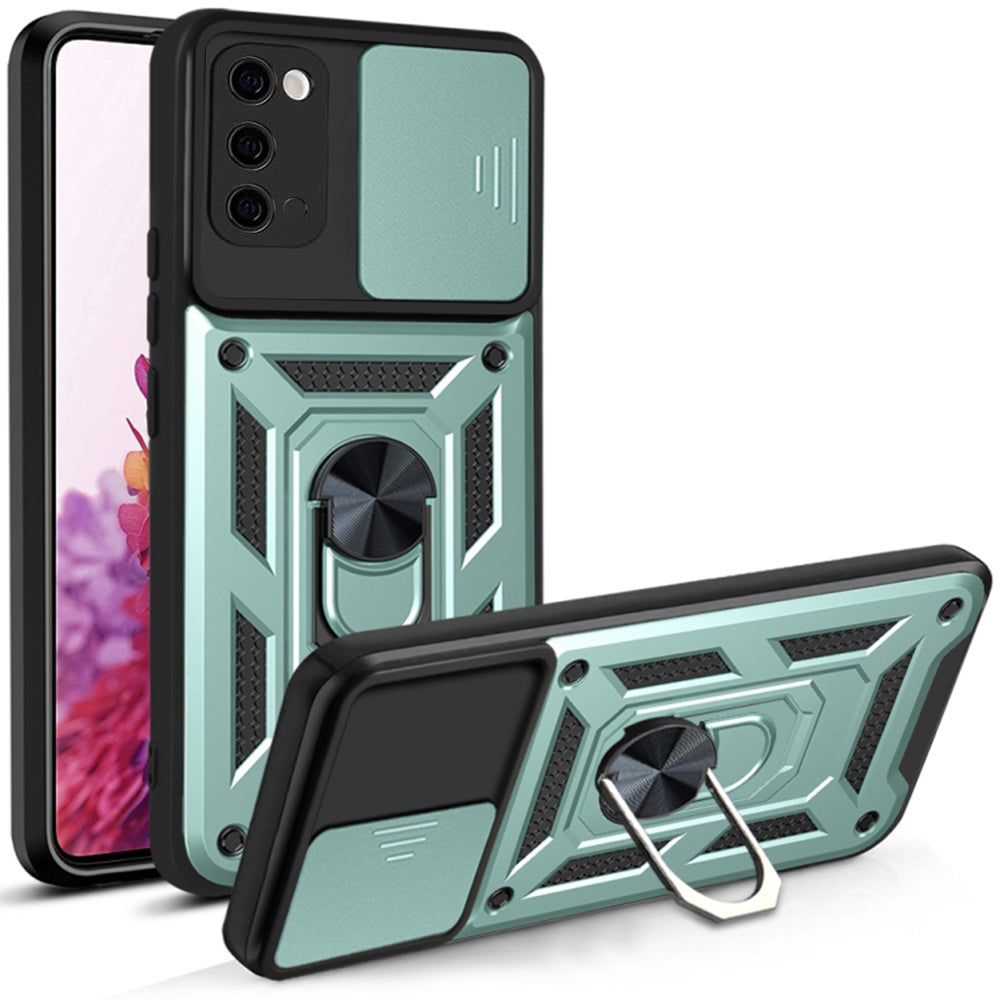 Husa de protectie Techsuit CamShield Series compatibila cu Samsung Galaxy S20 5G, acoperire spate, verde