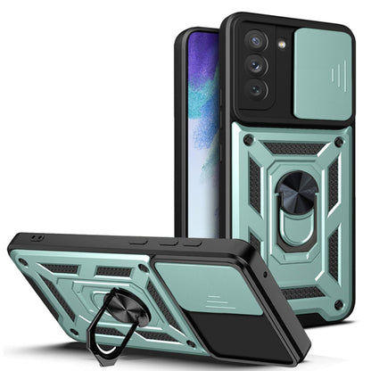 Husa de protectie Techsuit CamShield Series compatibila cu Samsung Galaxy S21 5G, acoperire spate, verde