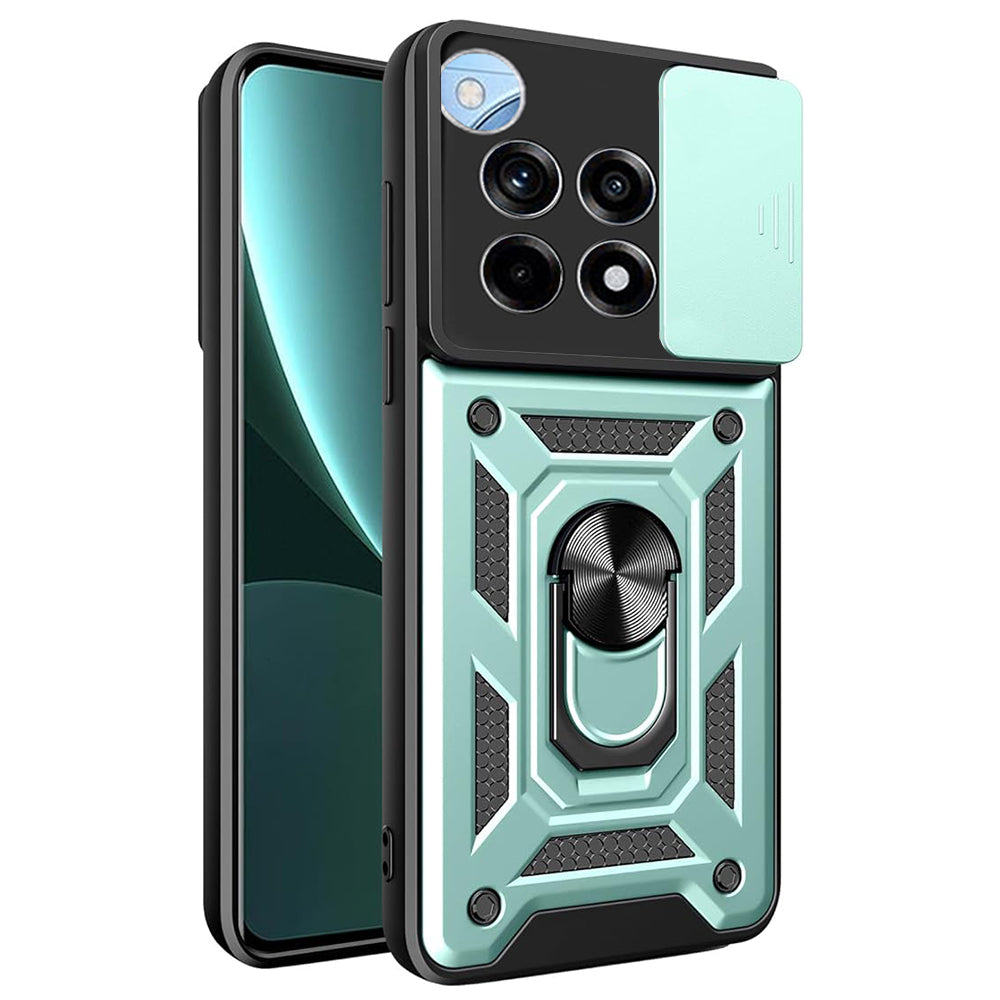 Husa de protectie Techsuit CamShield Series compatibila cu OnePlus 12R, acoperire spate, verde