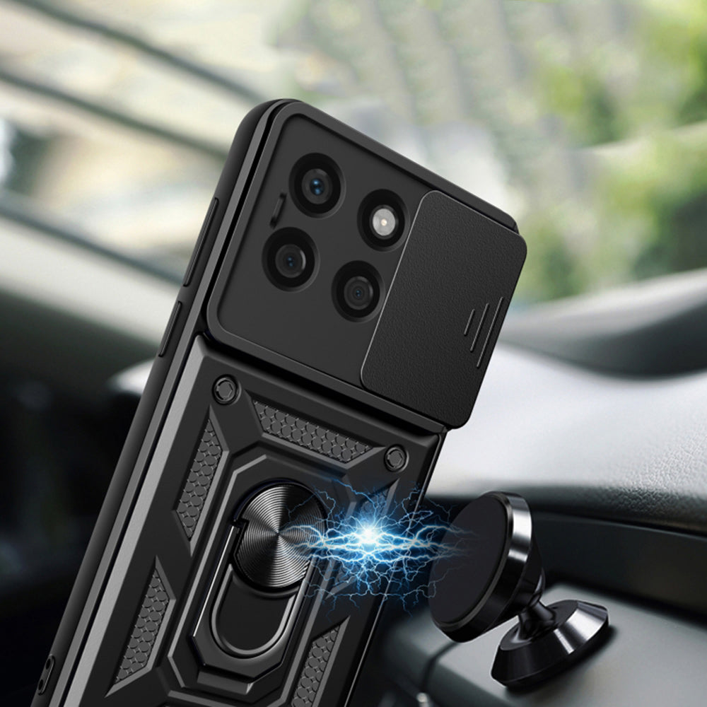 Husa de protectie Techsuit CamShield Series compatibila cu Honor X8b, acoperire spate, rose gold