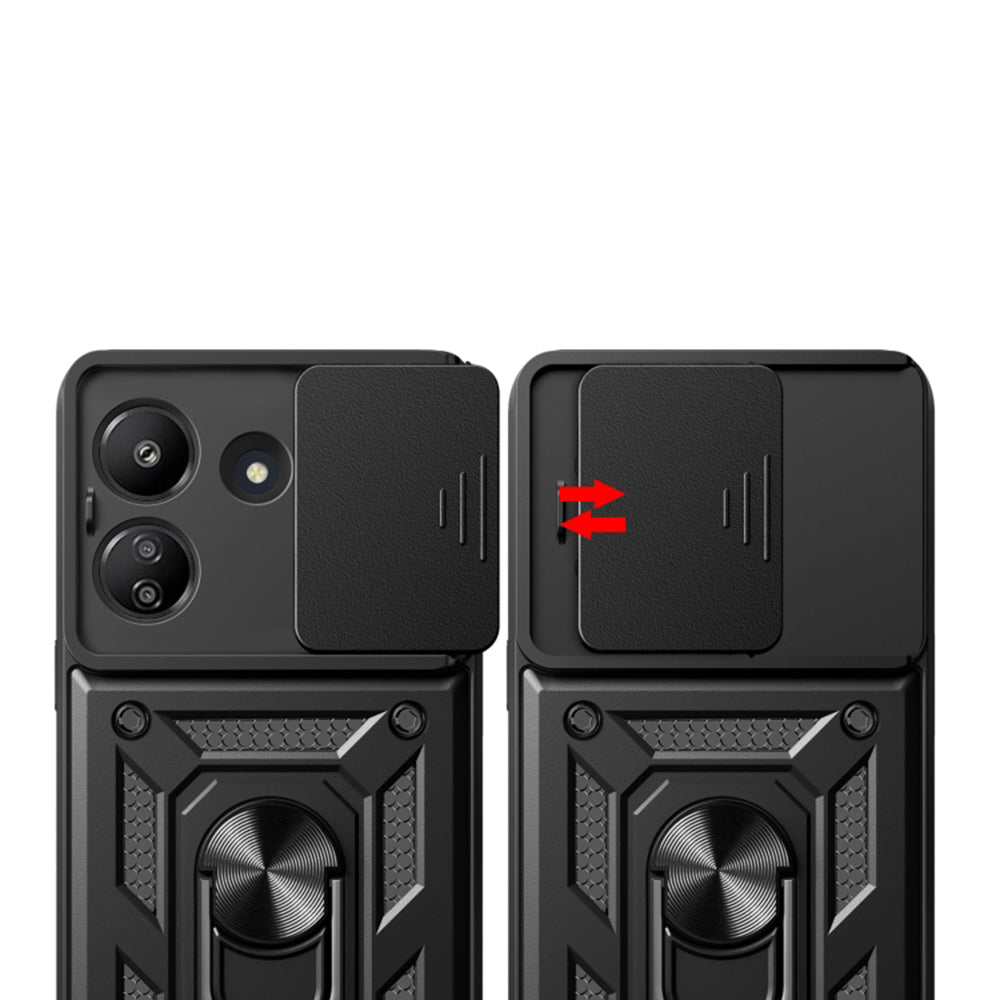 Husa de protectie Techsuit CamShield Series compatibila cu Xiaomi Redmi 13C 5G, acoperire spate, verde