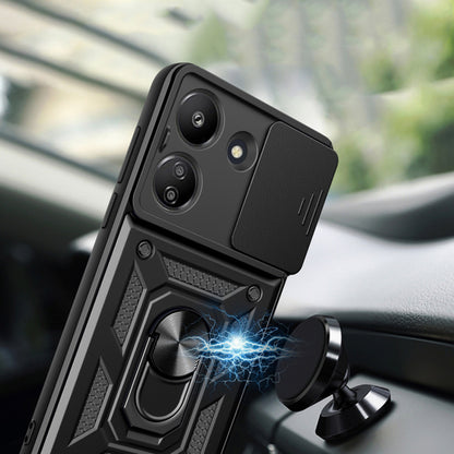 Husa de protectie Techsuit CamShield Series compatibila cu Xiaomi Redmi 13C 5G, acoperire spate, verde