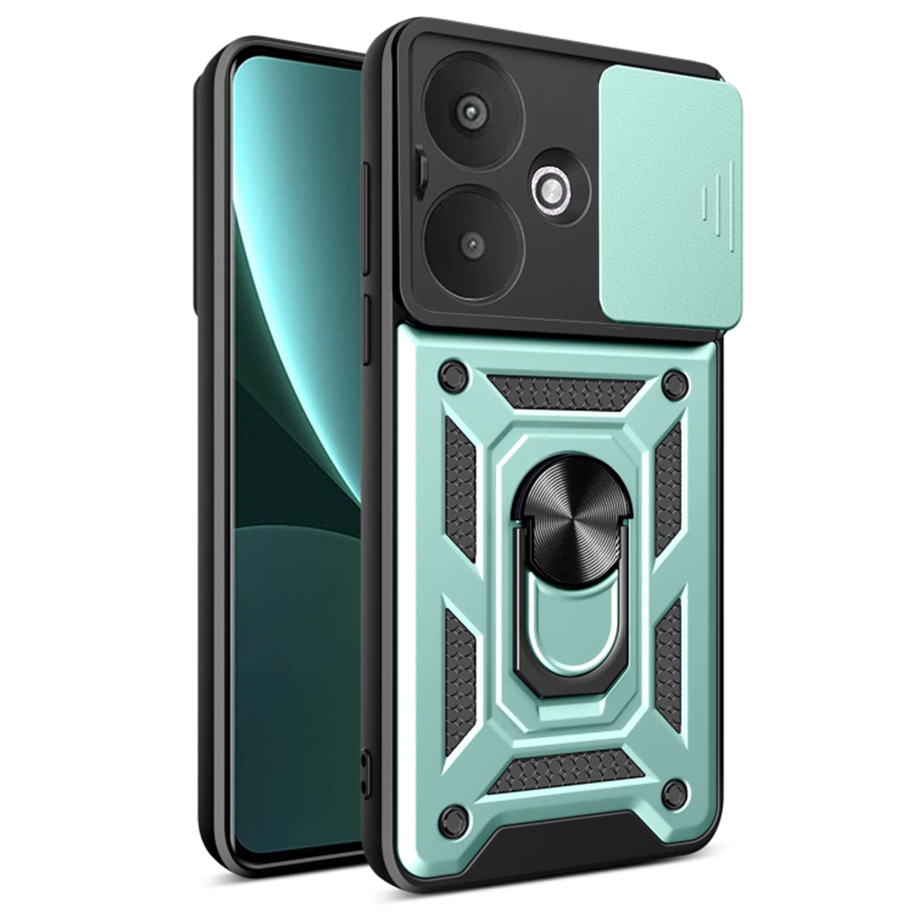 Husa de protectie Techsuit CamShield Series compatibila cu Xiaomi Redmi 13C 5G, acoperire spate, verde