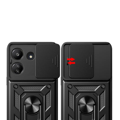 Husa de protectie Techsuit CamShield Series compatibila cu Xiaomi Redmi 13C 5G, acoperire spate, rose gold