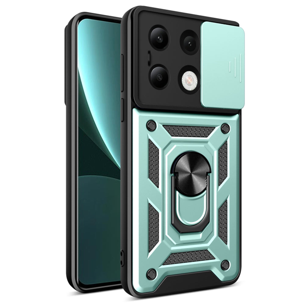 Husa de protectie Techsuit CamShield Series compatibila cu Xiaomi Redmi Note 13 4G, acoperire spate, verde