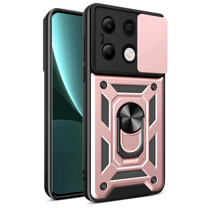 Husa de protectie Techsuit CamShield Series compatibila cu Xiaomi Redmi Note 13 4G, acoperire spate, rose gold