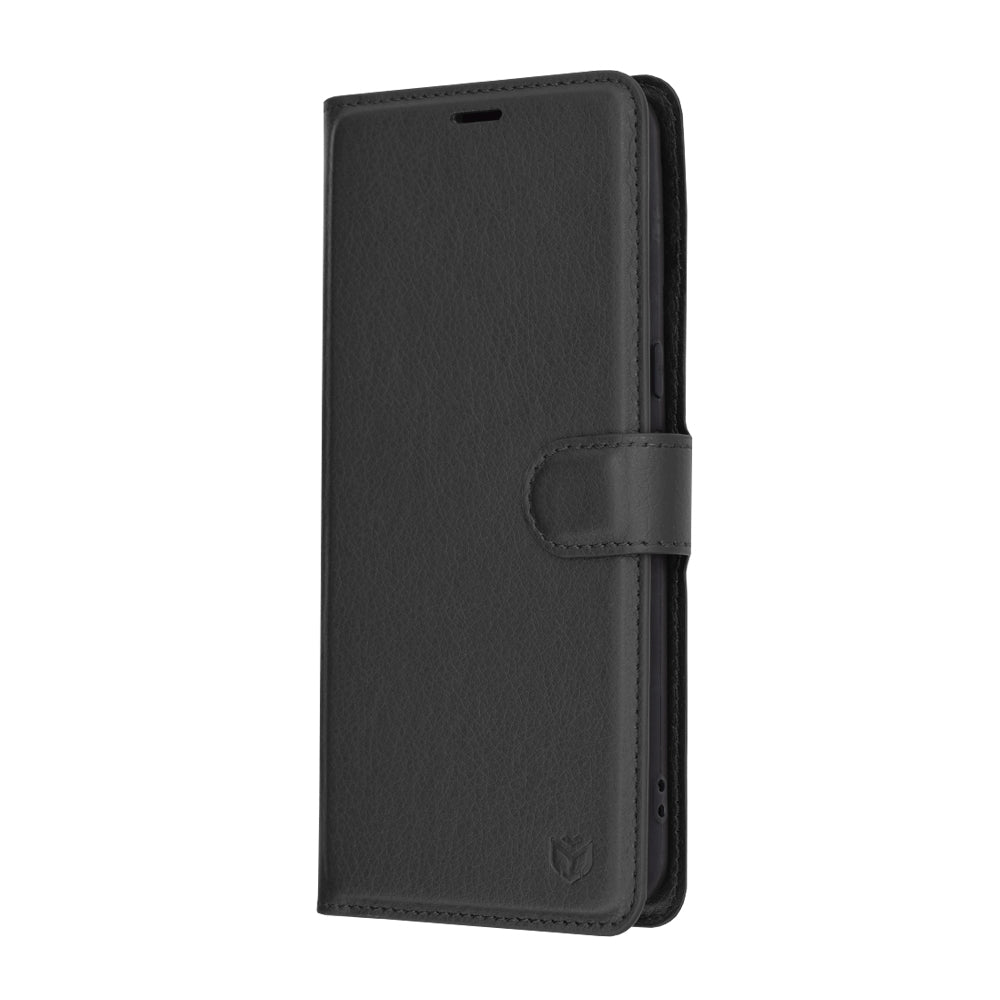 Husa de protectie Techsuit Leather Folio compatibila cu Google Pixel 8 Pro, acoperire spate, negru