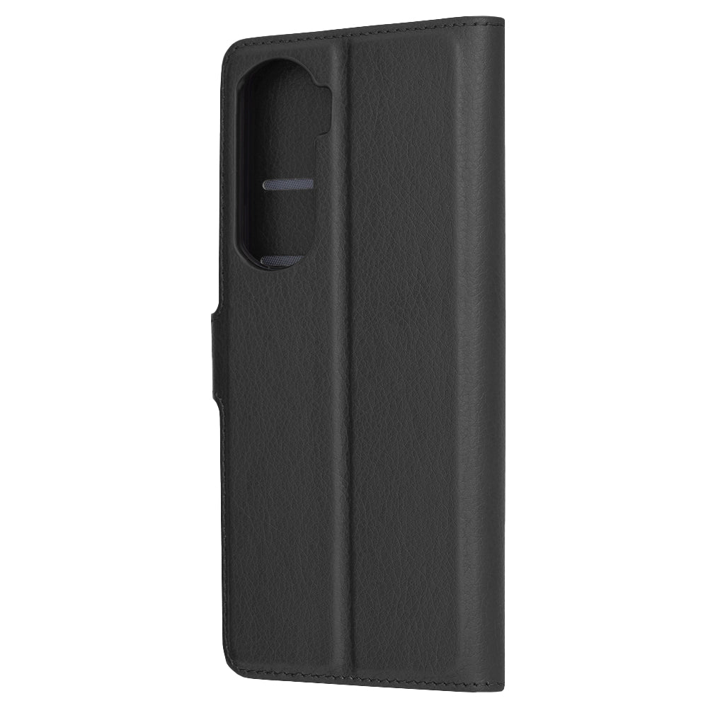 Husa de protectie Techsuit Leather Folio compatibila cu Honor 90 Lite, acoperire spate, negru