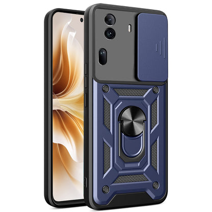 Husa de protectie Techsuit CamShield Series compatibila cu Oppo Reno11 Pro, acoperire spate, albastru
