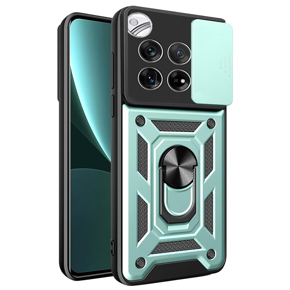 Husa de protectie Techsuit CamShield Series compatibila cu OnePlus 12, acoperire spate, verde