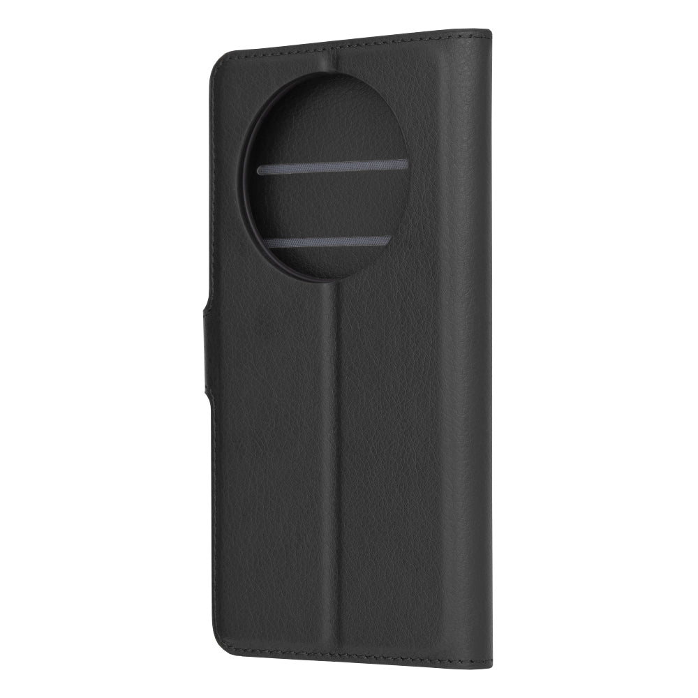 Husa de protectie Techsuit Leather Folio compatibila cu Honor Magic5 Lite, acoperire spate, negru