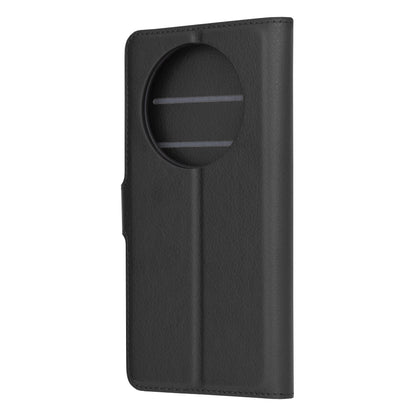 Husa de protectie Techsuit Leather Folio compatibila cu Honor Magic5 Lite, acoperire spate, negru