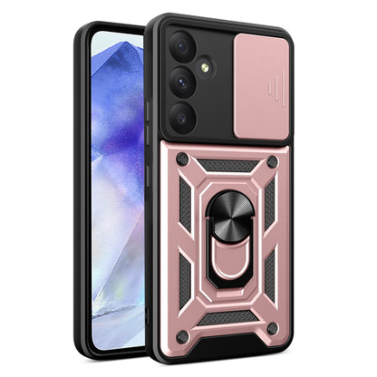 Husa de protectie Techsuit CamShield Series compatibila cu Samsung Galaxy A35 5G, acoperire spate, rose gold