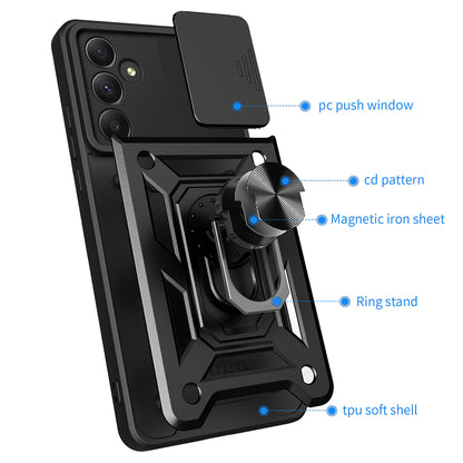 Husa de protectie Techsuit CamShield Series compatibila cu Samsung Galaxy A35 5G, acoperire spate, rose gold