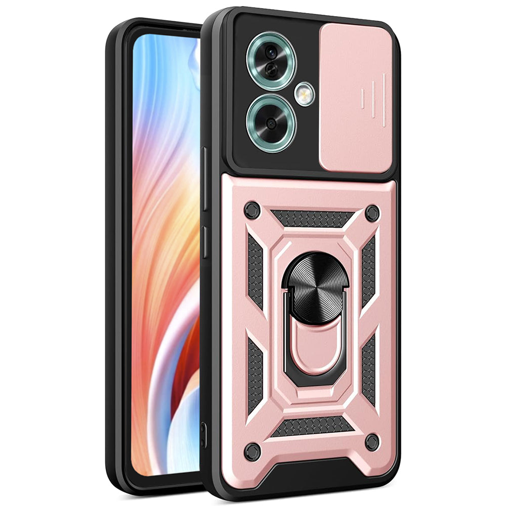 Husa de protectie Techsuit CamShield Series compatibila cu Oppo A79 5G, acoperire spate, rose gold