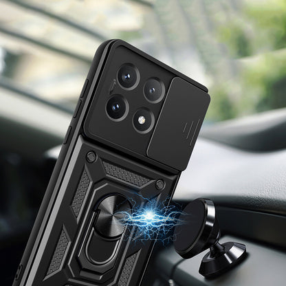 Husa de protectie Techsuit CamShield Series compatibila cu Xiaomi Poco X6 Pro, acoperire spate, verde
