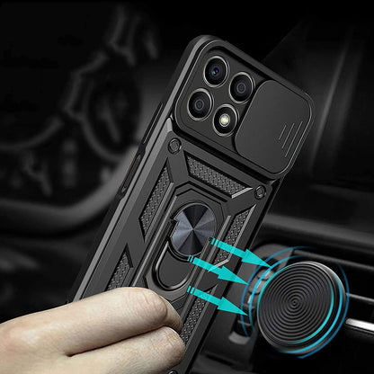 Husa de protectie Techsuit CamShield Series compatibila cu Honor X6a, acoperire spate, rose gold