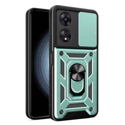 Husa de protectie Techsuit CamShield Series compatibila cu Oppo A58 4G, acoperire spate, verde