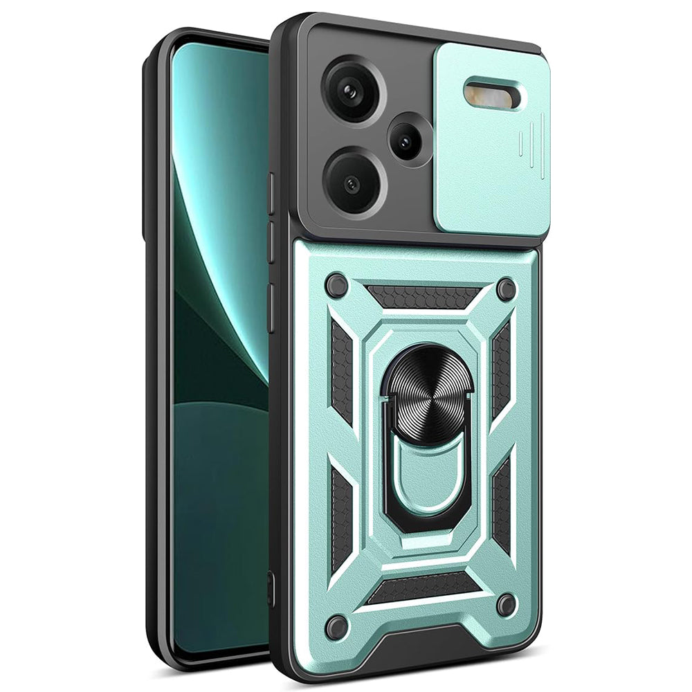 Husa de protectie Techsuit CamShield Series compatibila cu Xiaomi Redmi Note 13 Pro Plus 5G, acoperire spate, verde