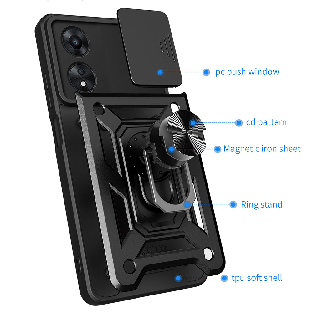 Husa de protectie Techsuit CamShield Series compatibila cu Xiaomi Redmi Note 13 Pro Plus 5G, acoperire spate, rose gold