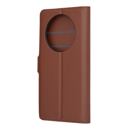 Husa de protectie Techsuit Leather Folio compatibila cu Honor Magic6 Lite, acoperire spate, maro