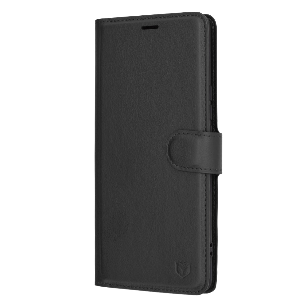 Husa de protectie Techsuit Leather Folio compatibila cu Honor Magic6 Lite, acoperire spate, negru