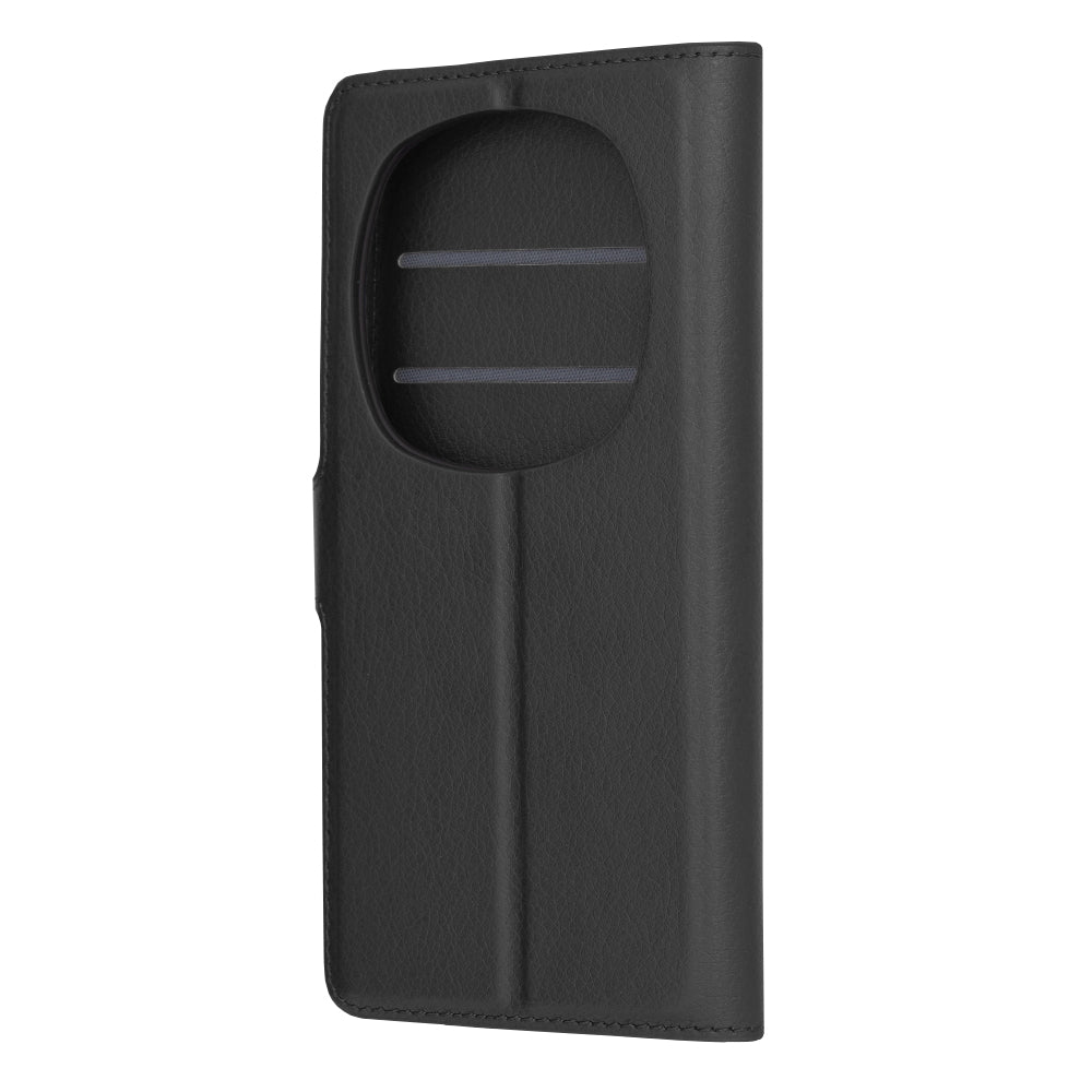 Husa de protectie Techsuit Leather Folio compatibila cu Honor Magic6 Pro, acoperire spate, negru