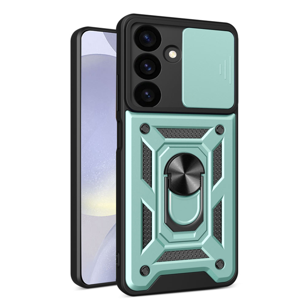 Husa de protectie Techsuit CamShield Series compatibila cu Samsung Galaxy S24 Plus, acoperire spate, verde