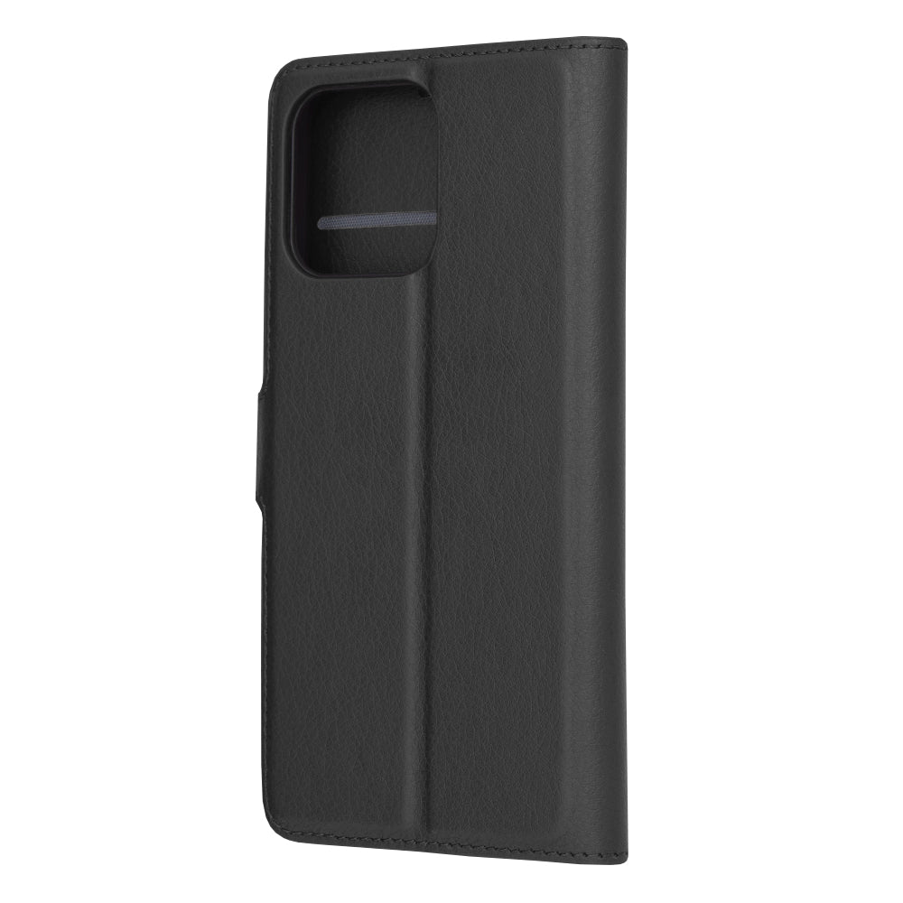 Husa de protectie Techsuit Leather Folio compatibila cu Honor X8 5G, acoperire spate, negru