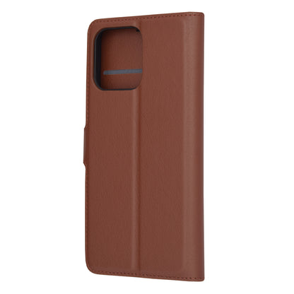 Husa de protectie Techsuit Leather Folio compatibila cu Honor X6, acoperire spate, maro