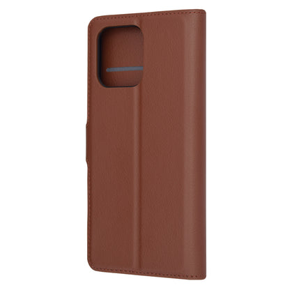 Husa de protectie Techsuit Leather Folio compatibila cu Honor X6a, acoperire spate, maro