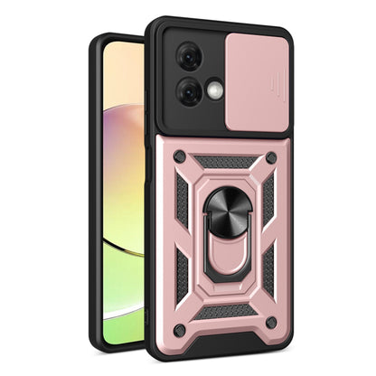 Husa de protectie Techsuit CamShield Series compatibila cu Motorola Moto G84, acoperire spate, rose gold