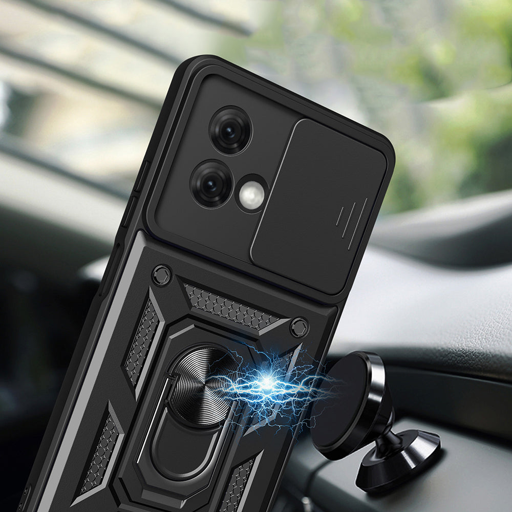 Husa de protectie Techsuit CamShield Series compatibila cu Motorola Moto G84, acoperire spate, rose gold