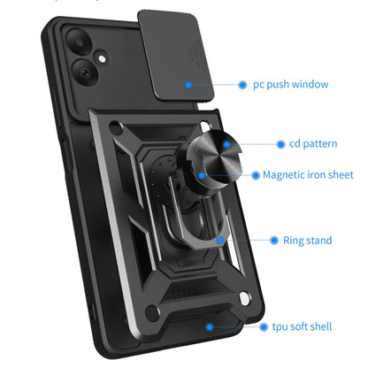 Husa de protectie Techsuit CamShield Series compatibila cu Samsung Galaxy A05, acoperire spate, rose gold