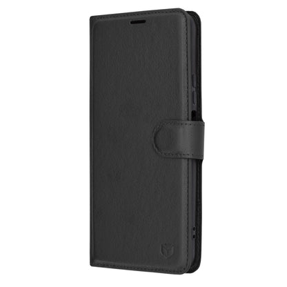 Husa de protectie Techsuit Leather Folio compatibila cu Honor 90 SMART, acoperire spate, negru