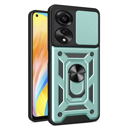 Husa de protectie Techsuit CamShield Series compatibila cu Oppo A78 4G, acoperire spate, verde