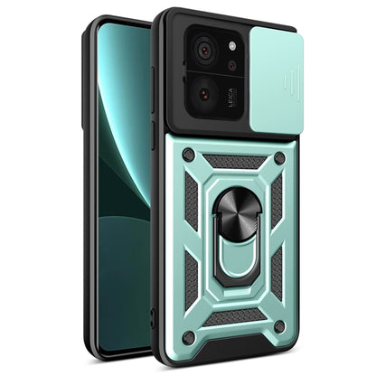 Husa de protectie Techsuit CamShield Series compatibila cu Xiaomi 13T, acoperire spate, verde