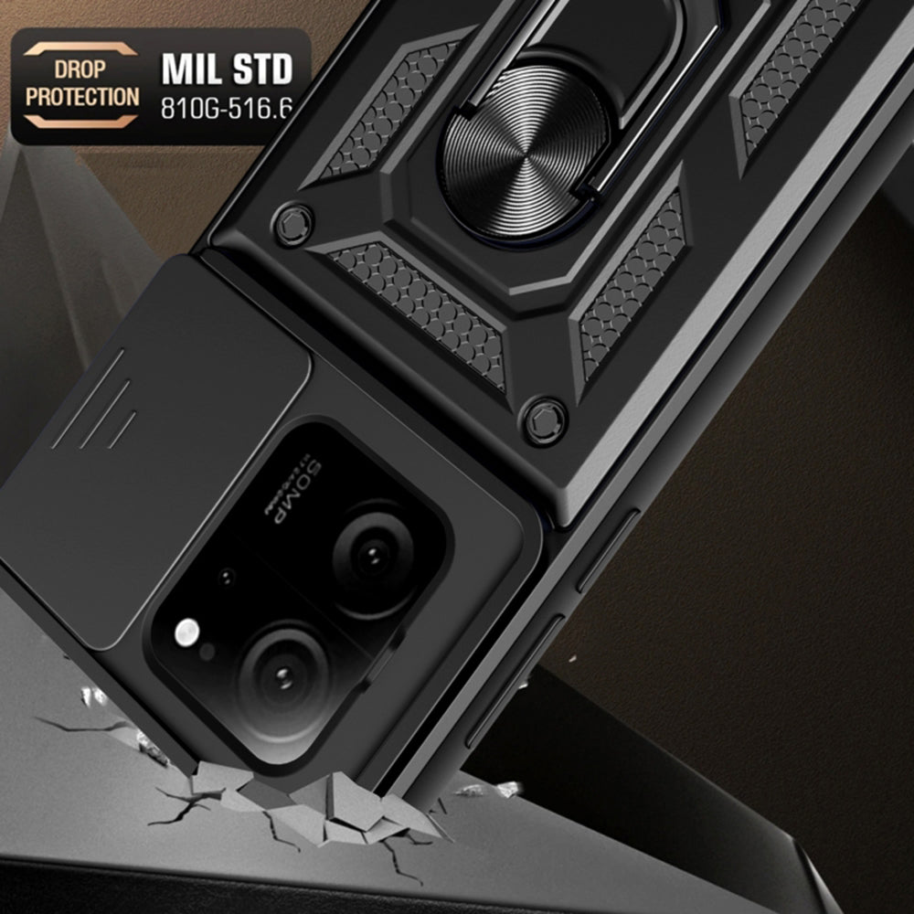 Husa de protectie Techsuit CamShield Series compatibila cu Xiaomi 13T Pro, acoperire spate, rose gold
