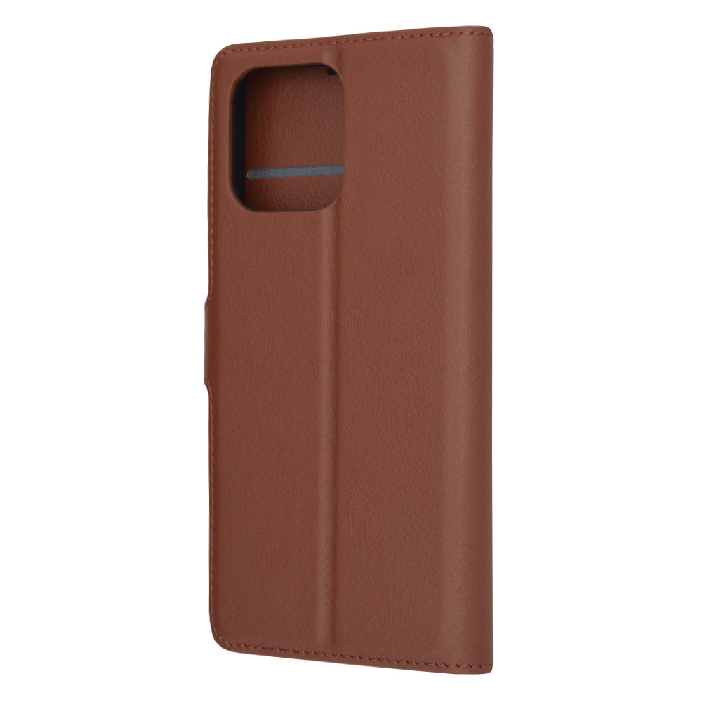 Husa de protectie Techsuit Leather Folio compatibila cu Honor X8a, acoperire spate, maro