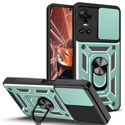 Husa de protectie Techsuit CamShield Series compatibila cu Oppo Reno10 Pro, acoperire spate, verde