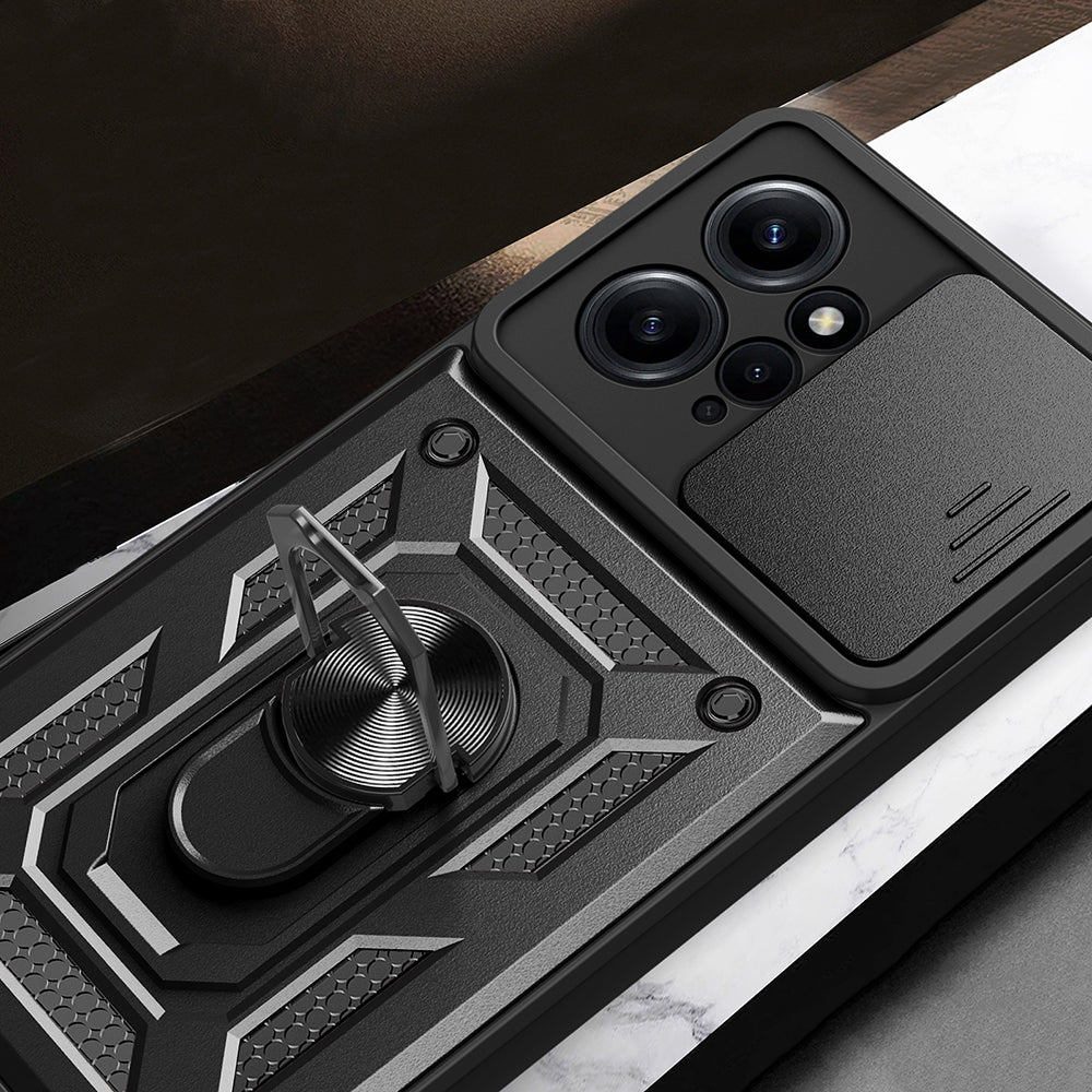 Husa de protectie Techsuit CamShield Series compatibila cu Xiaomi Redmi 12 4G, acoperire spate, albastru