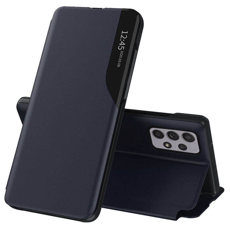 Husa de protectie Techsuit eFold Series compatibila cu Samsung Galaxy A23 4G, acoperire spate, albastru