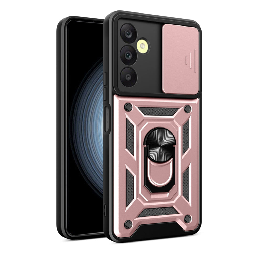 Husa de protectie Techsuit CamShield Series compatibila cu Samsung Galaxy A25 5G, acoperire spate, rose gold