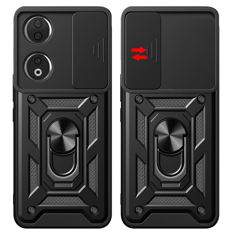 Husa de protectie Techsuit CamShield Series compatibila cu Honor 90, acoperire spate, verde